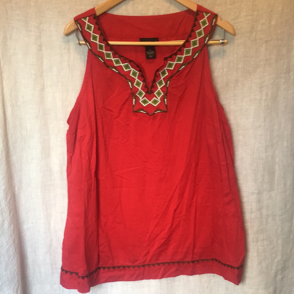 Lane Bryant tank top. 100% cotton.